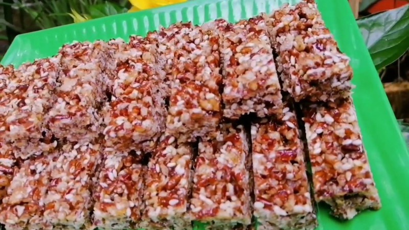 Kẹo gạo lứt - giòn rụm ngon tuyệt[combo 5 thanh]