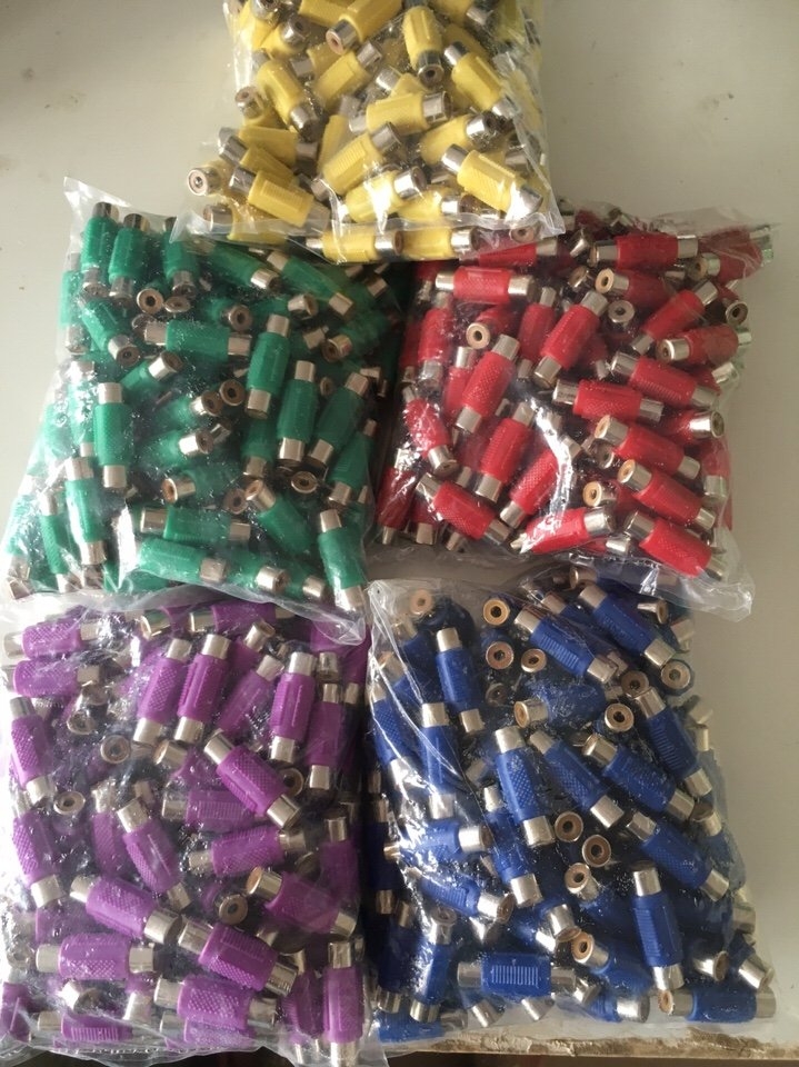 10 Rắc Nối AV Đơn Nhựa