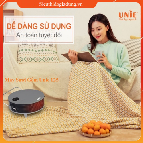 Máy sưởi gốm đa năng unie ue-125 thiết bị sưởi phòng,phòng tắm công suất 2000w