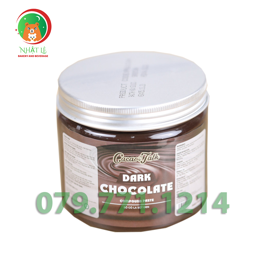 Socola Đen dạng sệt hiệu Cacao Talk hũ 500g