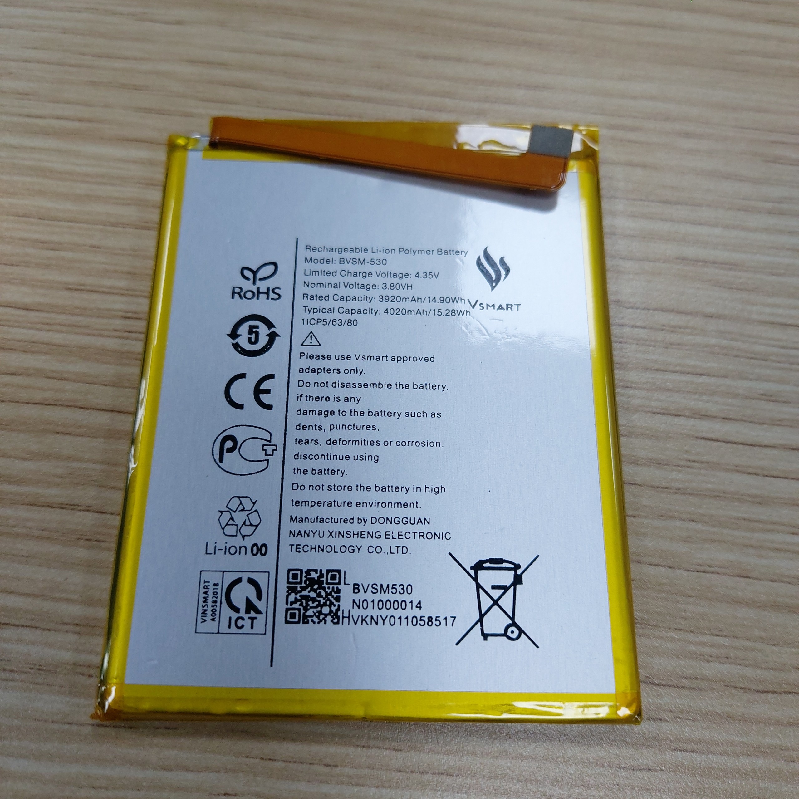 Pin vsmart active 3 / bvsm -530