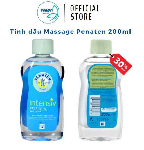 Tinh dầu Massage Penaten Intensiv cho bé 200ml - Đức