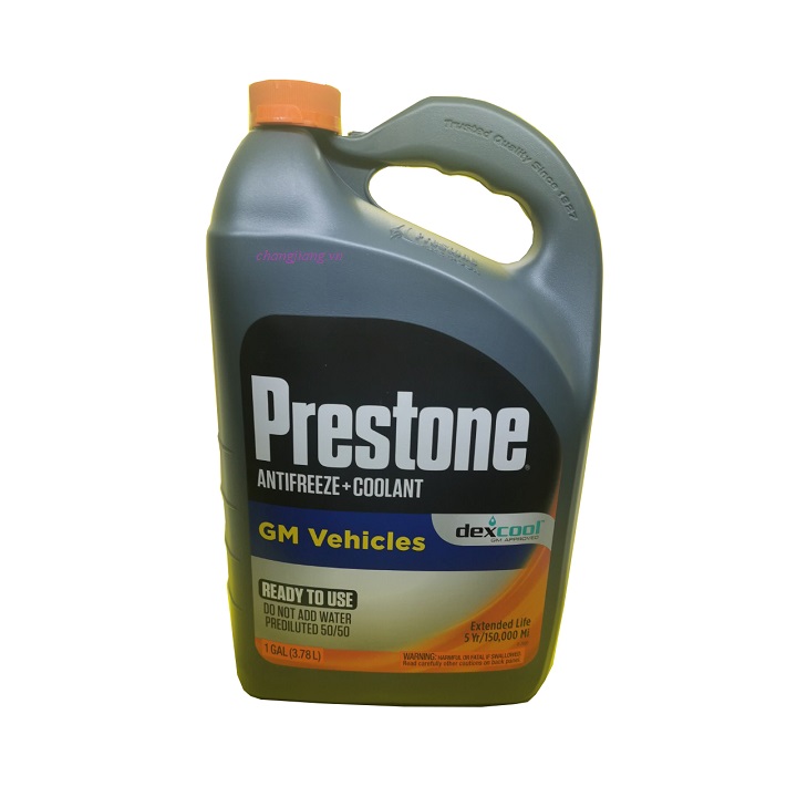 Nước làm mát động cơ PRESTONE DEXCOOL Đỏ Cam (MẪU MỚI)