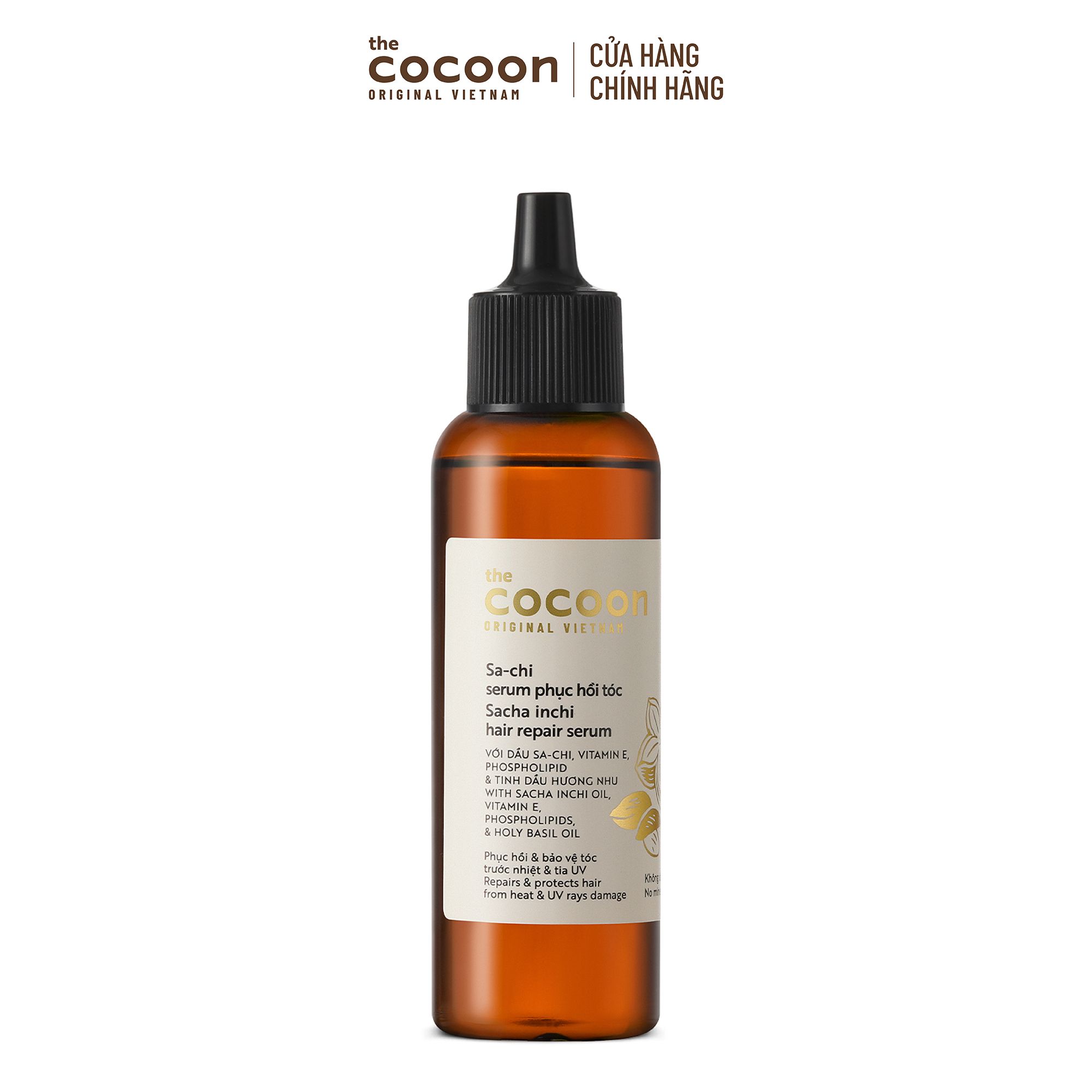 Serum Sa-chi phục hồi tóc Cocoon bảo vệ tối đa khỏi nhiệt và tia UV 70ml