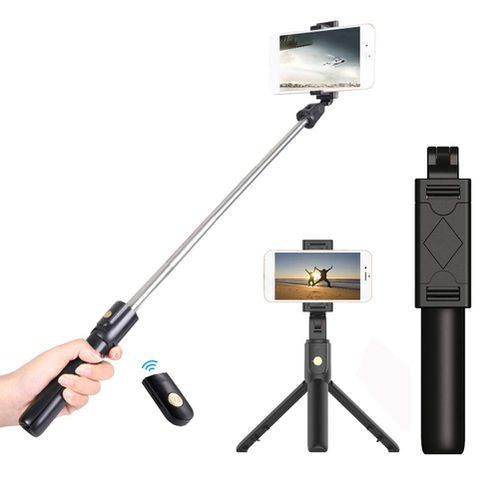 Gậy Chụp Hình/Tripod K07 Đa Năng 3 Chân Kèm Remote Bluetooth - Chân Chụp Hình Selfie K07