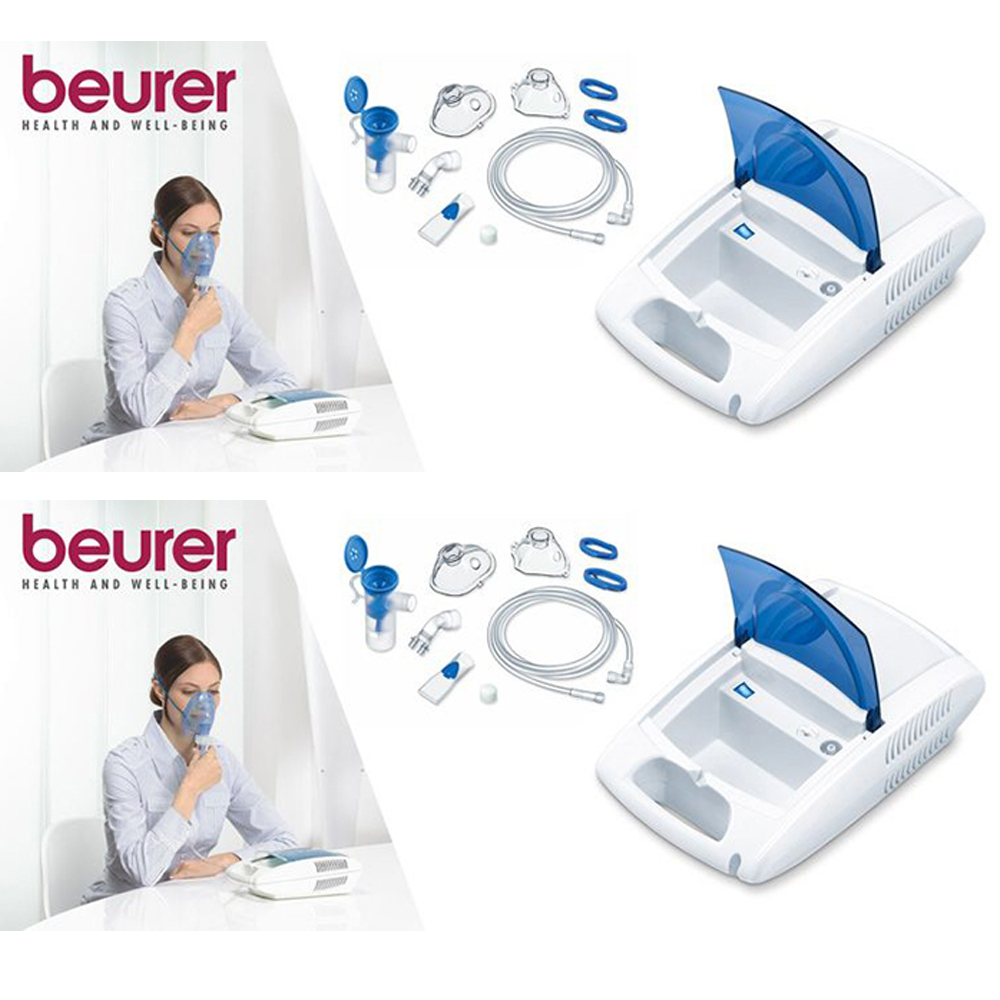 Máy xông mũi họng khí dung Beurer IH21 hạt siêu nhỏ công nghệ nén khí, trục pittong ngang- Hãng chính hãng