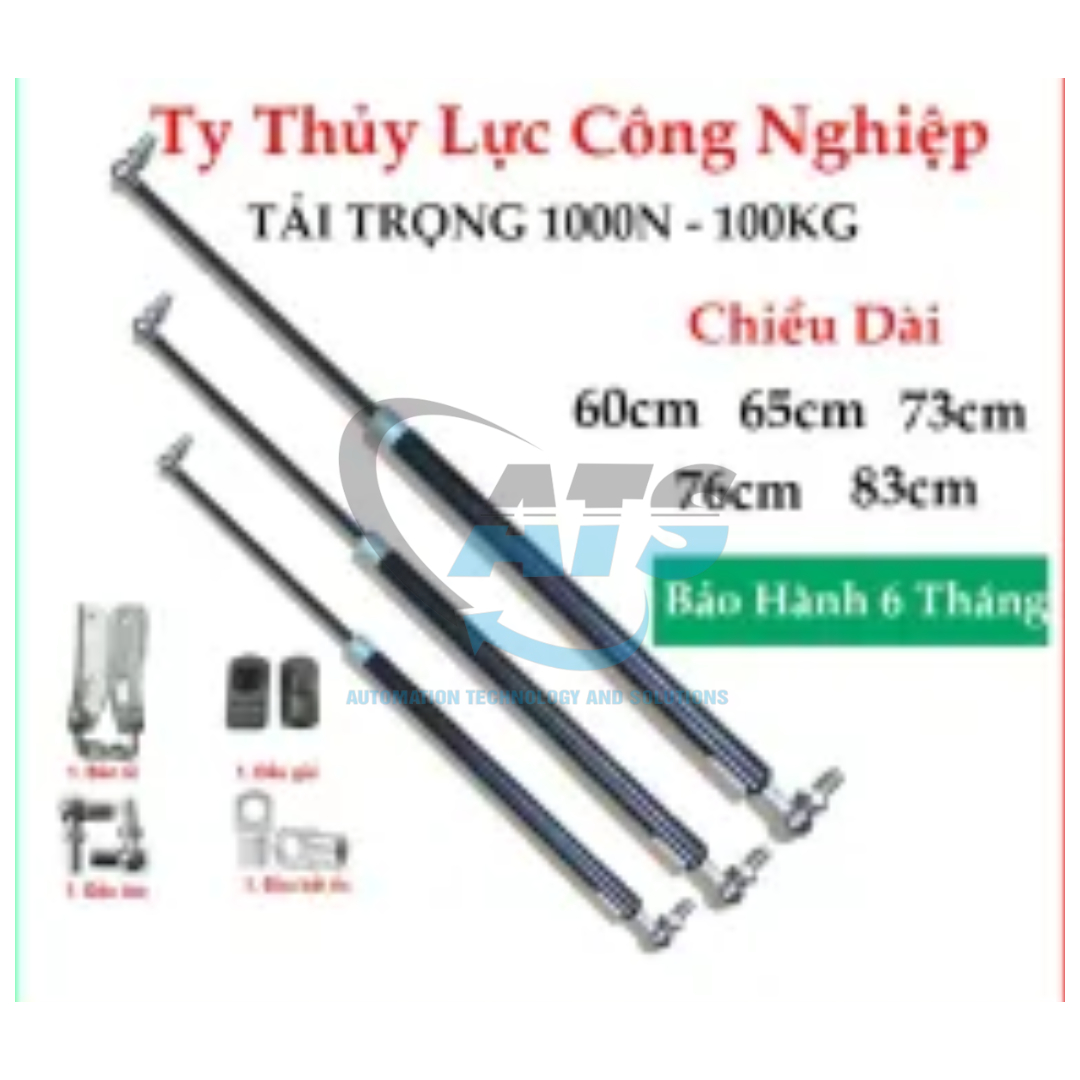 Ty thủy lực, ty chống cốp, ty capo ô tô tải trọng 700N-70kg ty cốp chiều dài 20cm đến 80cm