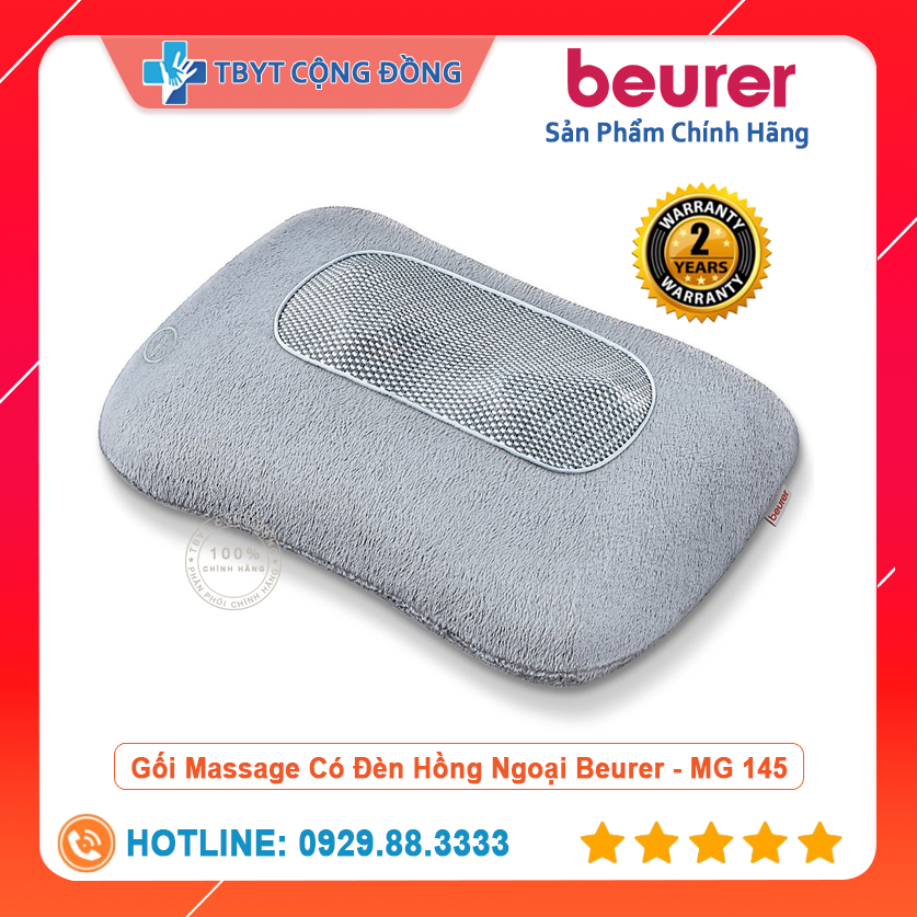 Gối massage có đèn hồng ngoại Beurer MG145