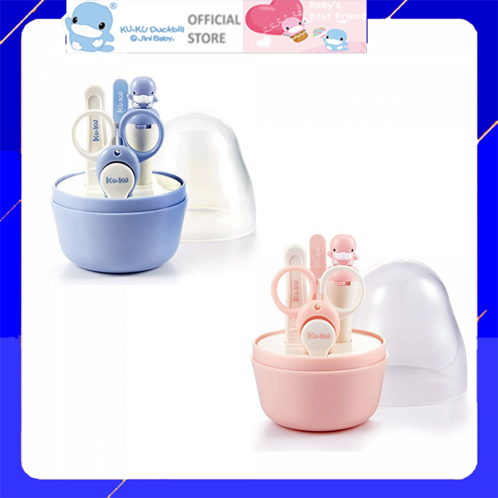 Bộ dụng cụ 5 món cắt móng tay và ráy tai cho bé kuku ku3037