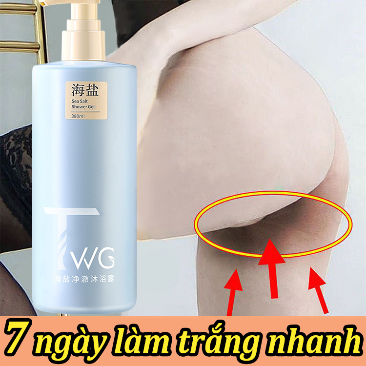 Sữa tắm trắng da 380ml dưỡng trắng toàn thân, Sữa tắm trắng da vùng kín tẩy da chết làm sáng màu da làm trắng da