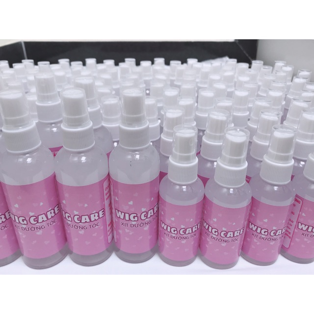 Xịt dưỡng tóc giả dạng chai xịt tiện dụng sỉ 10k