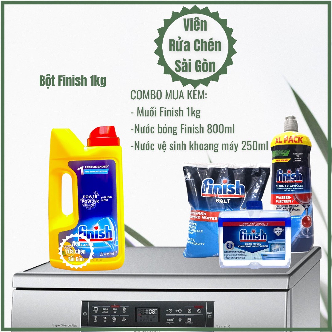 Bột rửa chén Finish