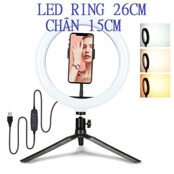Content Creator - 26cm LED Ring Light & Tripod Desktop Stand – OH MY GLAM