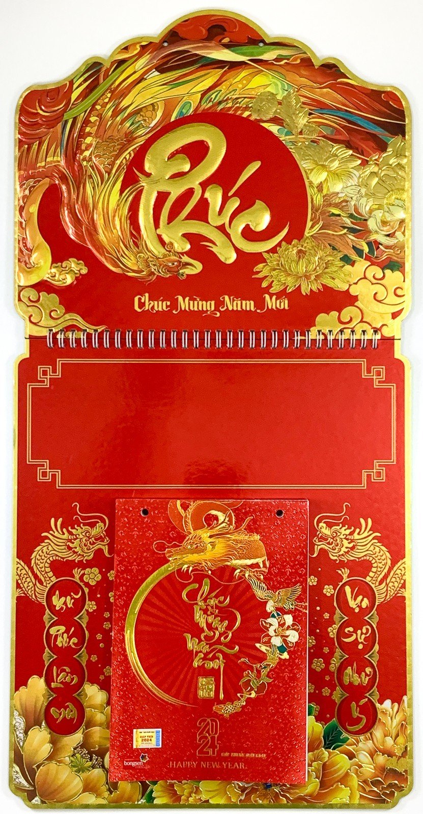 Lịch 2024 LỊCH TREO TƯỜNG 2024 Kích cỡ bloc 14,5 x 20,5 (cm) TRỌN BỘ LỊCH BLOC 2024