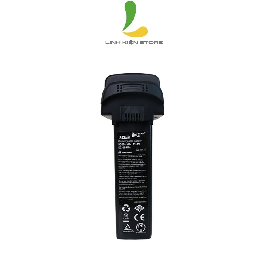 Pin Flycam Hubsan Zino Pro Plus - Pin máy bay điều khiển 11.4V 5000mAh - Pin Flycam ưa chuộng nhất hiện nay, Bao test 7 ngày