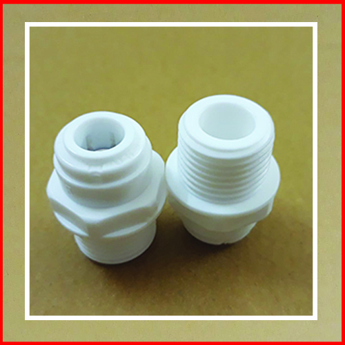 Bộ 2 (cút) nối thẳng nối nhanh ren 21 ra dây 10mm