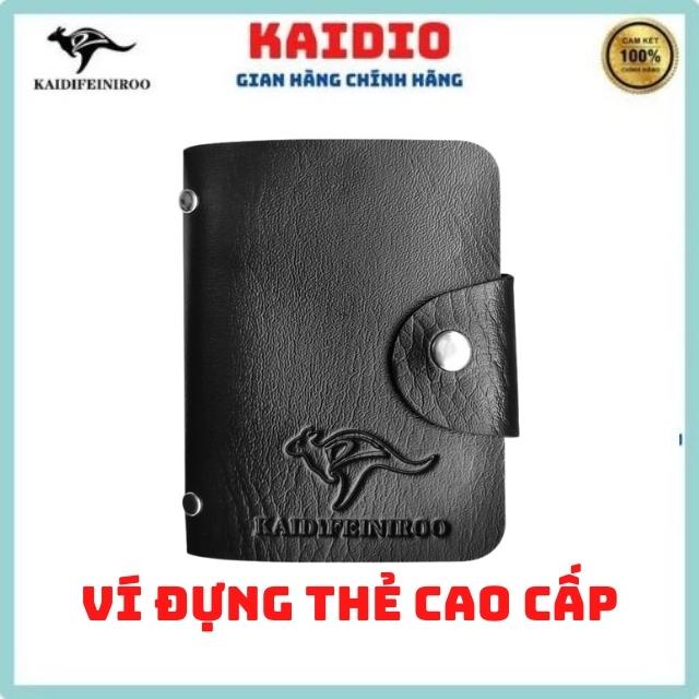 Ví bóp nữ đựng thẻ giấy tờ cầm tay cao cấp kd03 kaidio bảo hành 6 tháng