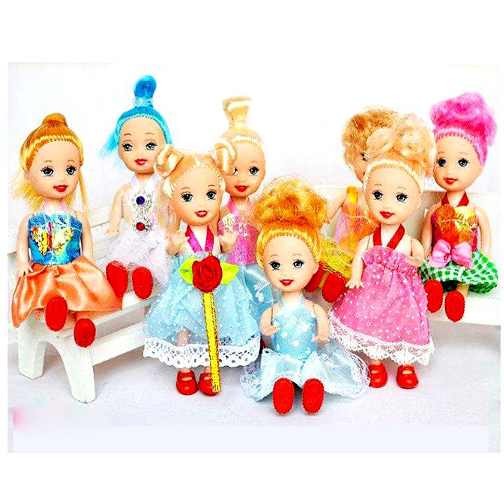 Combo 3  búp Bê ChiBi Cute 5 Khớp 10cm Kiểu Dáng Ngẫu Nhiên
