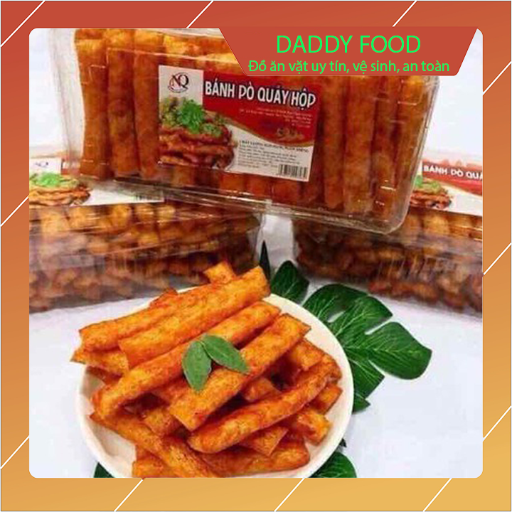 Đặc sản hải phòng bánh pò quẩy loại giòn hộp 320g chứa tầm 60 đến 70 cái