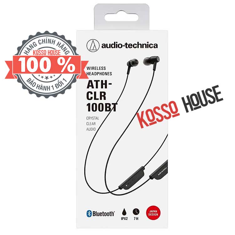 Tai nghe bluetooth audio technica ath clr100bt