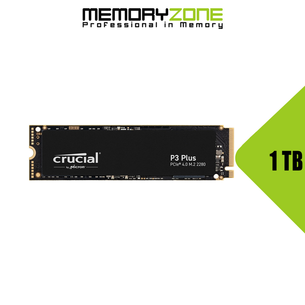 Ổ cứng SSD Crucial P3 Plus 1TB NVMe 3D-NAND M.2 PCIe Gen4 x4 CT1000P3PSSD8
