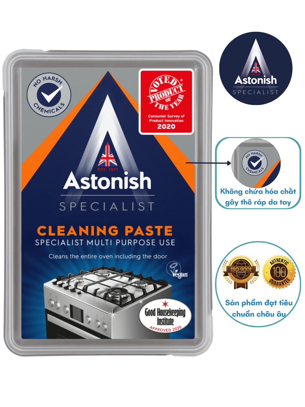 Kem tẩy đa năng hương cam Astonish C8602