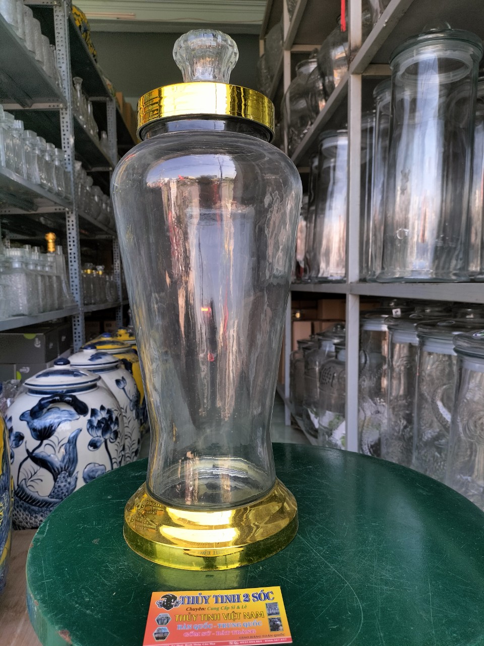 BÌNH THỦY TINH NGÂM RƯỢU 5 LÍT GIÁ RẺ CÓ VÒI/KHÔNG VÒI/Shop Thủy Tinh 2 Sóc