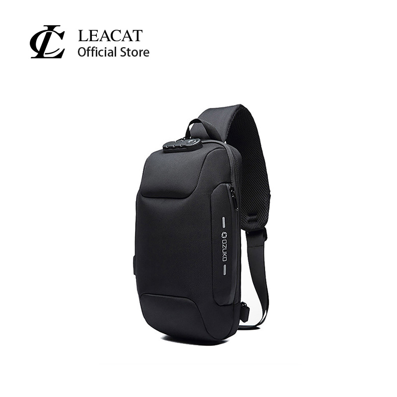 OZUKO Crossbody bag Oxford Cloth Waterproof Anti-theft Shoulder bag Messenger Bags Short Trip Chest Bag Schoolbag Sling bag travel bag for men