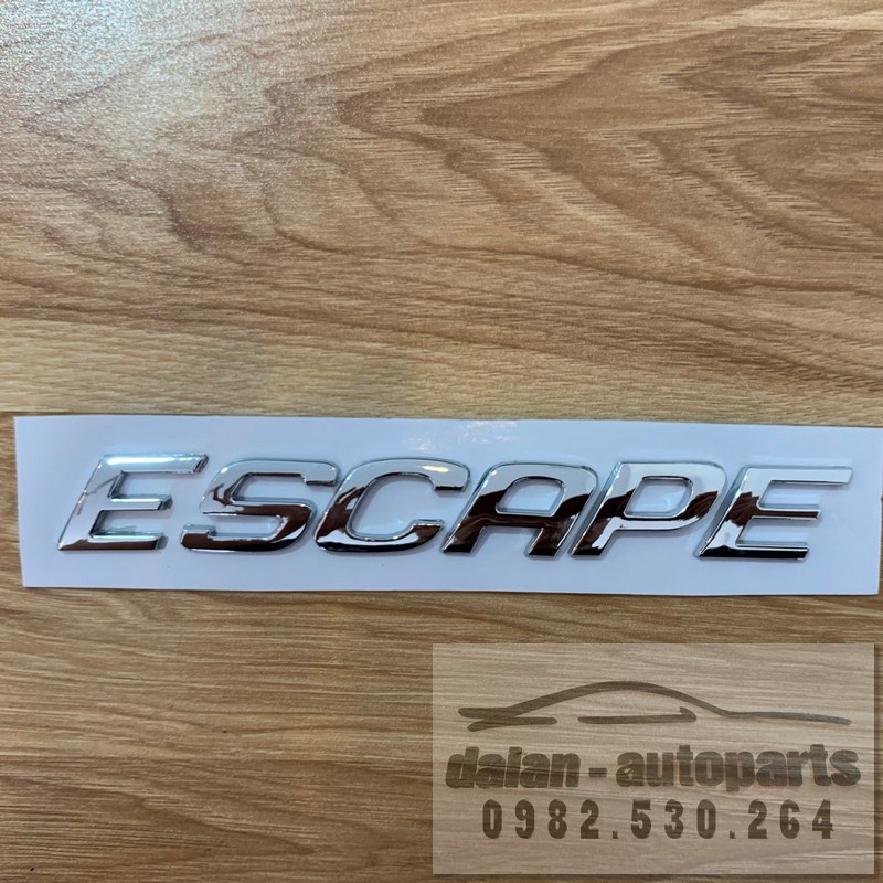 [Có sẵn] Lô gô , tem chữ nổi Ford ESCAPE cánh cửa , cửa hậu - E116 51721 A