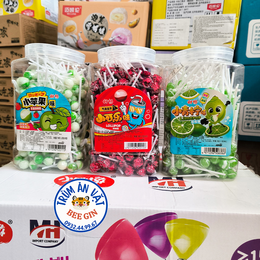 Combo 50 cây kẹo mút nhí nhiều vị k56 - ăn vặt beegin