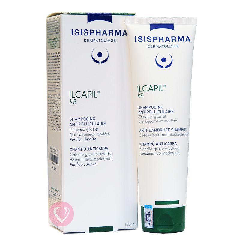 Dầu gội hết gàu, rụng tóc, da dầu và dưỡng tóc ilcapil kr, chai 150 ml, sản xuất tại pháp