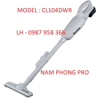 Máy hút bụi dùng pin makita cl104dwr