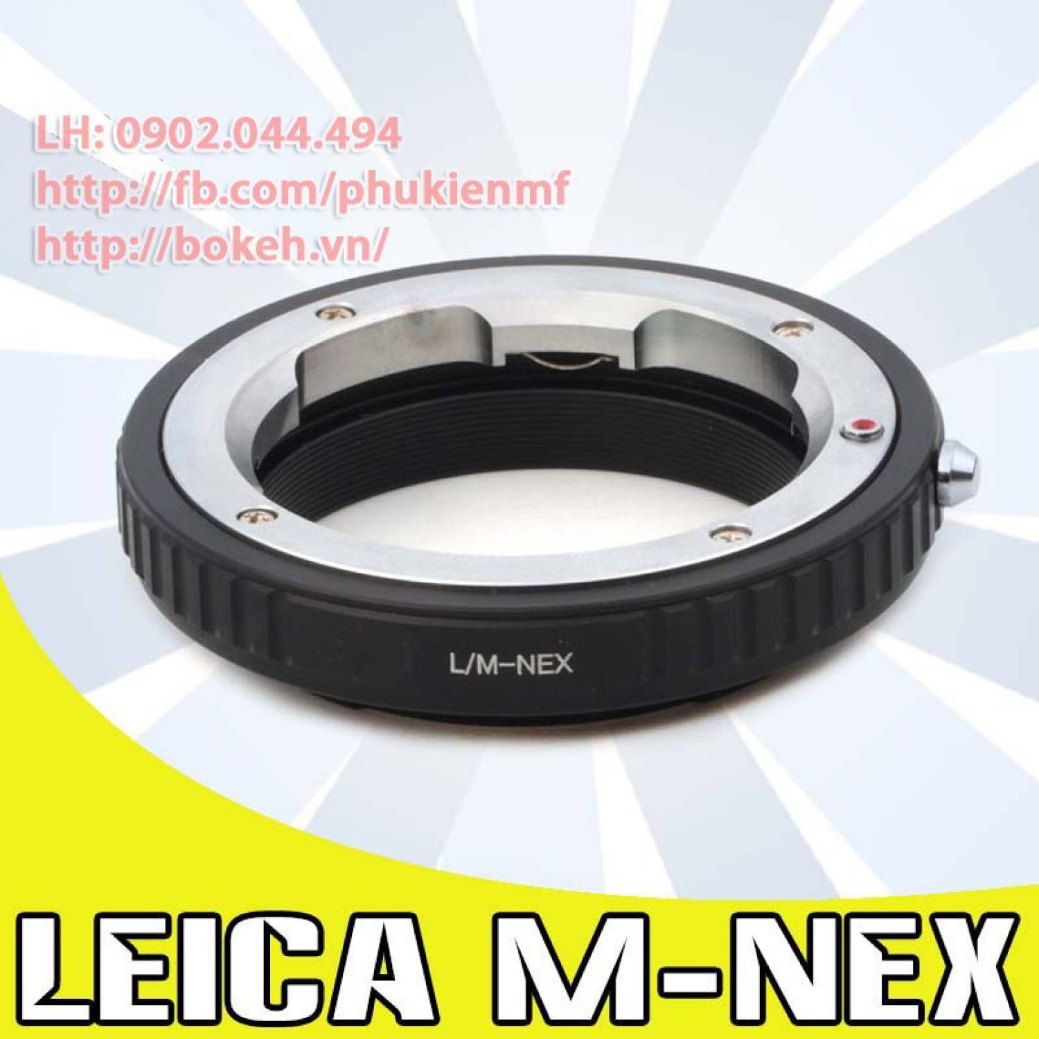 Lm-nex ngàm chuyển lens mount leica m l/m sang body sony nex / e mount