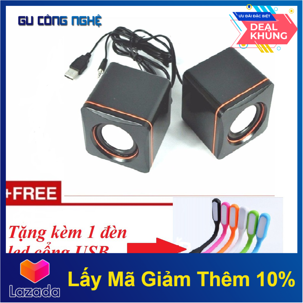Loa di động 101c tặng 1 đèn led usb