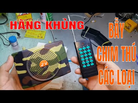 Loa bẫy chim E898 có Bluetooth, có remote xa 100m