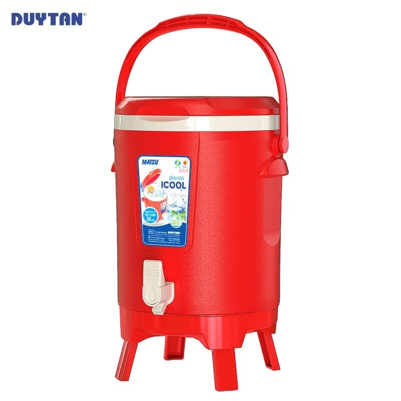 Bình đá giữ nhiệt nhựa DUY TÂN Icool 20 lít (35 x 37 x 45 cm) - 05301 - Giao màu ngẫu nhiên