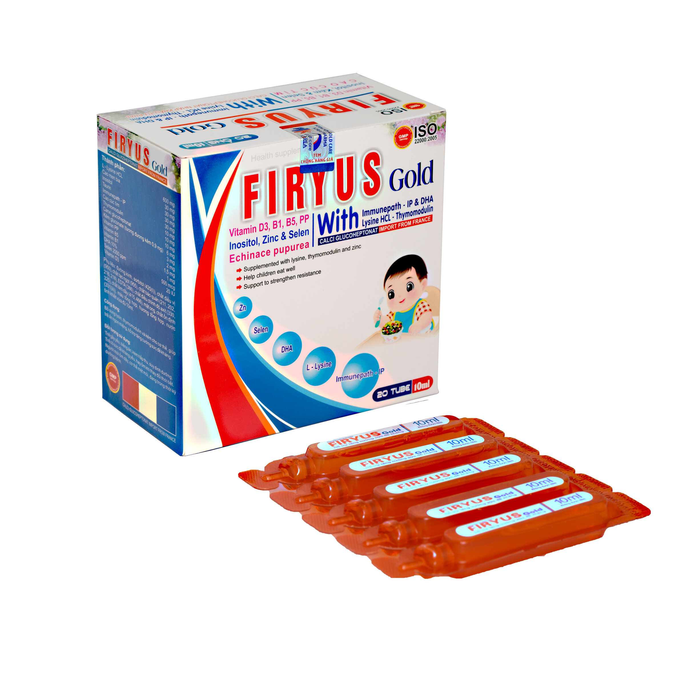 [HCM](CHÍNH HÃNG) FIRYUS GOLD-GIÚP BÉ ĂN NGON VÀ TĂNG SỨC ĐỀ KHÁNG BÉ