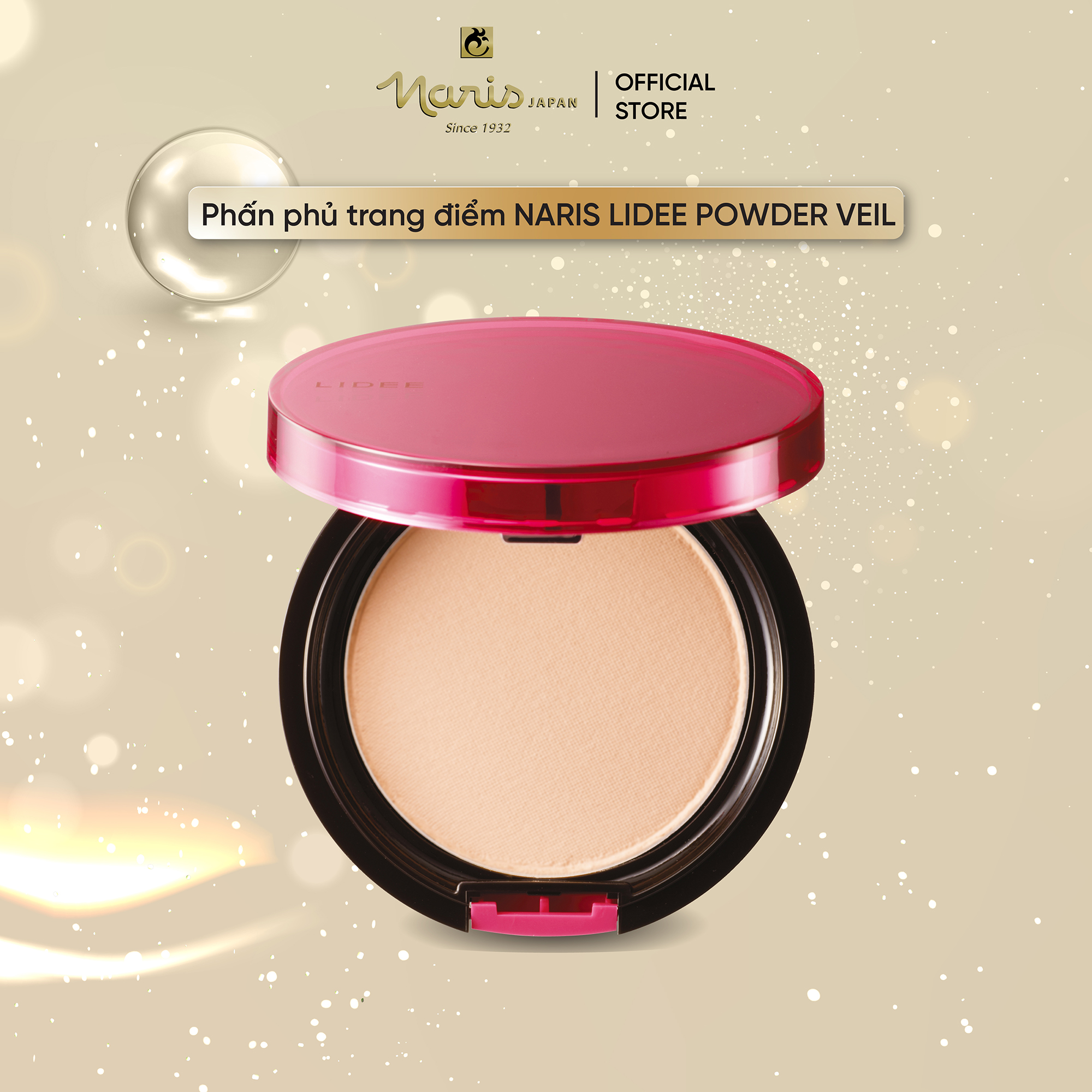 Phấn Phủ Trang Điểm Dạng Bột Naris Lidee Beauty Up Loose Powder