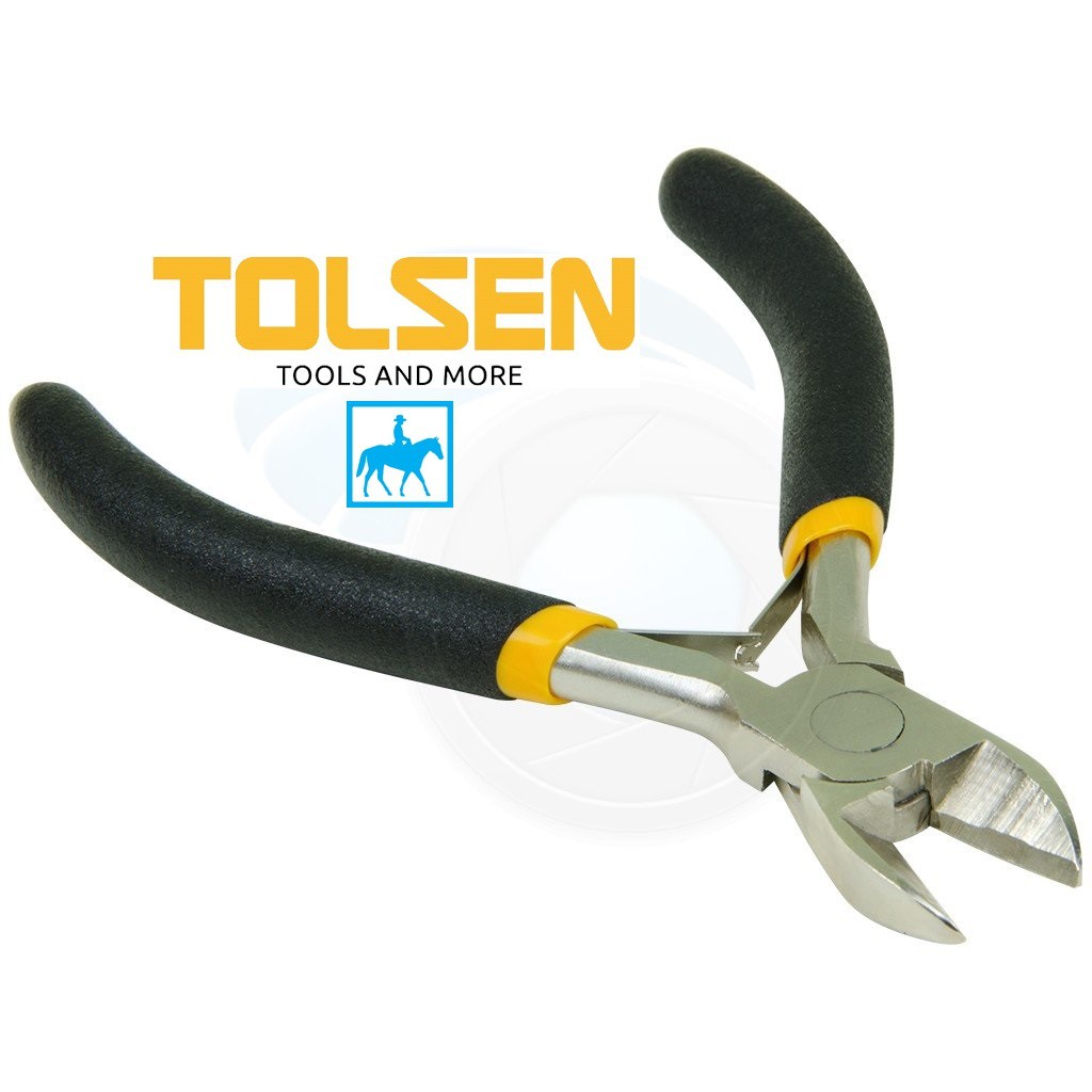 Kìm kềm cắt mini nhỏ tự động mở miệng 115mm 4.5inch Tolsen 10033