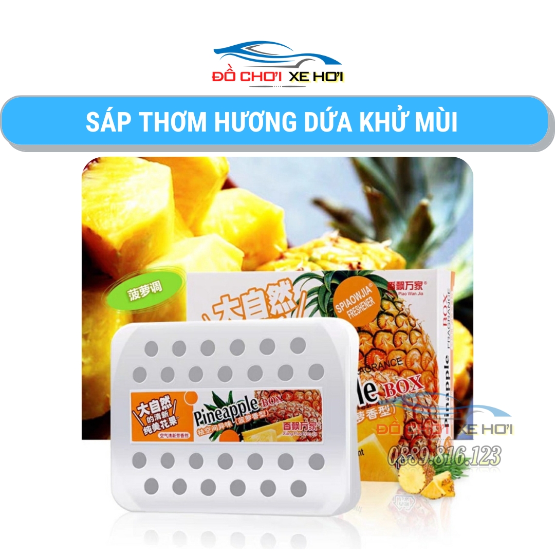 Sáp thơm hương dứa khử mùi ô tô - phòng ngủ - văn phòng thiên nhiên cao cấp