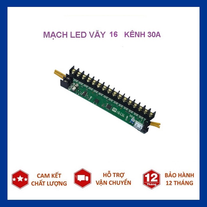 Mạch led vẫy 12 kênh 30A điều khiển biển led vẫy