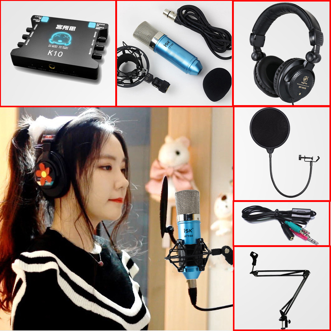 Micro Thu Âm Chuyên Nghiệp Mic Thu Âm Aqta AQ-100 Cao Cấp.míc thu âm cực chuẩn,,âm thanh cực hay,chống ồn,chống hú,rè..thích hợp livestream.làm youtube.BH 12 tháng