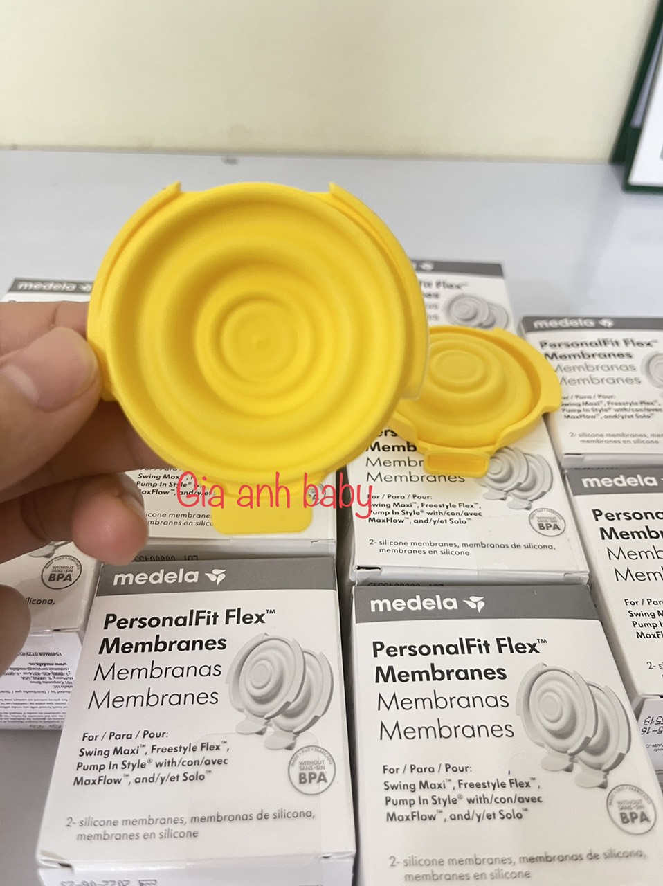 Van cao su flex dùng cho máy hút sữa medela freestyle flex, swing maxi flex, maxflow