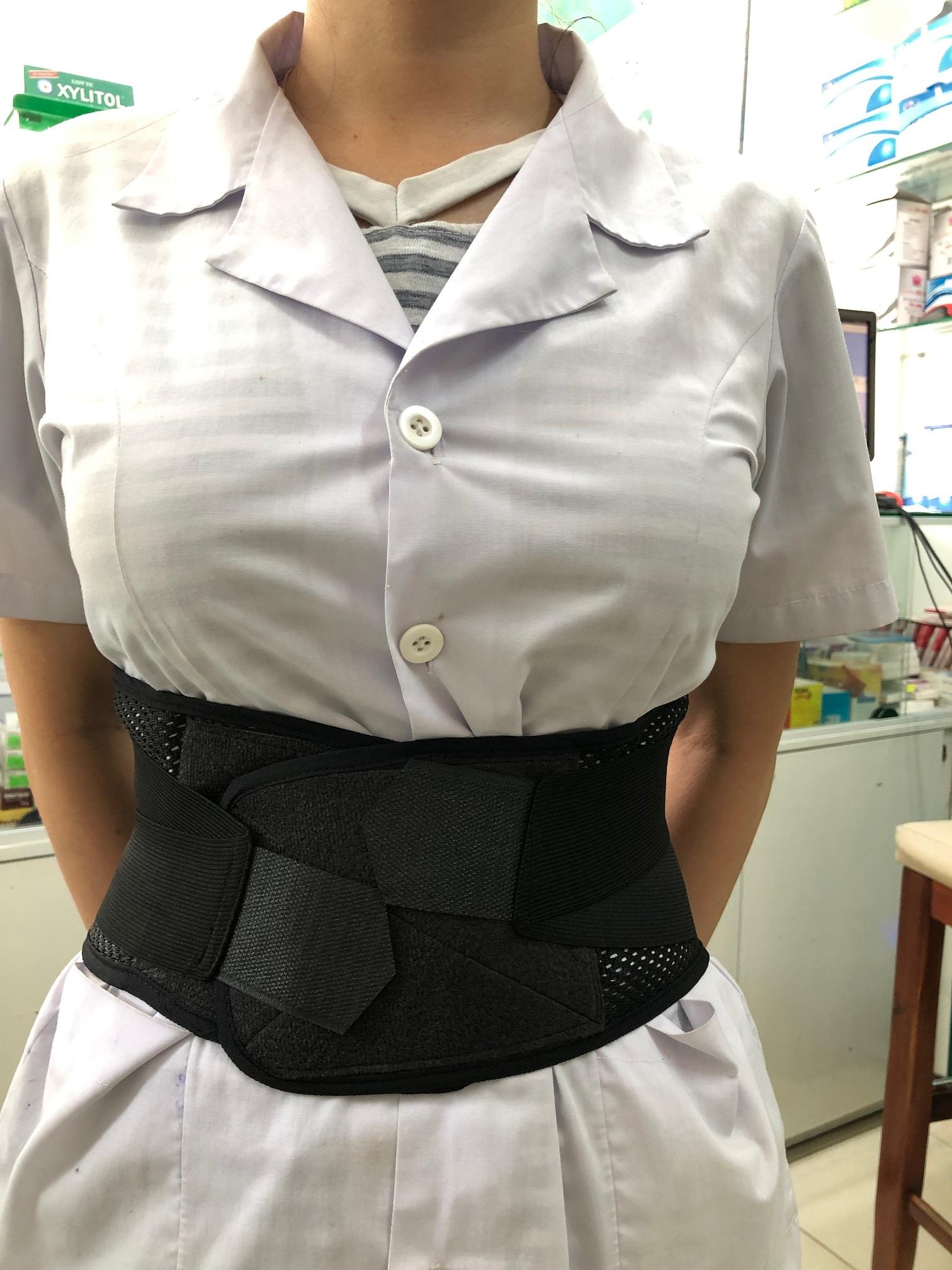 Đai hỗ trợ cố định cột sống lưng đai thắt lưng cột sống đau lưng từ 30 đến 80kg