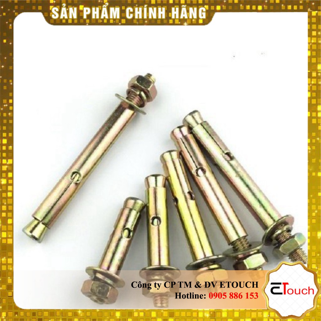 Nở sắt, bu lông nở, tắc kê sắt ( 1 Bịch 10 cái )