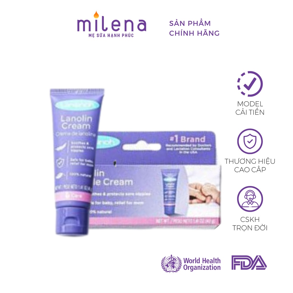 Kem Bôi Nứt Đầu Ti Nứt Cổ Gà Lansinoh HPA Lanolin