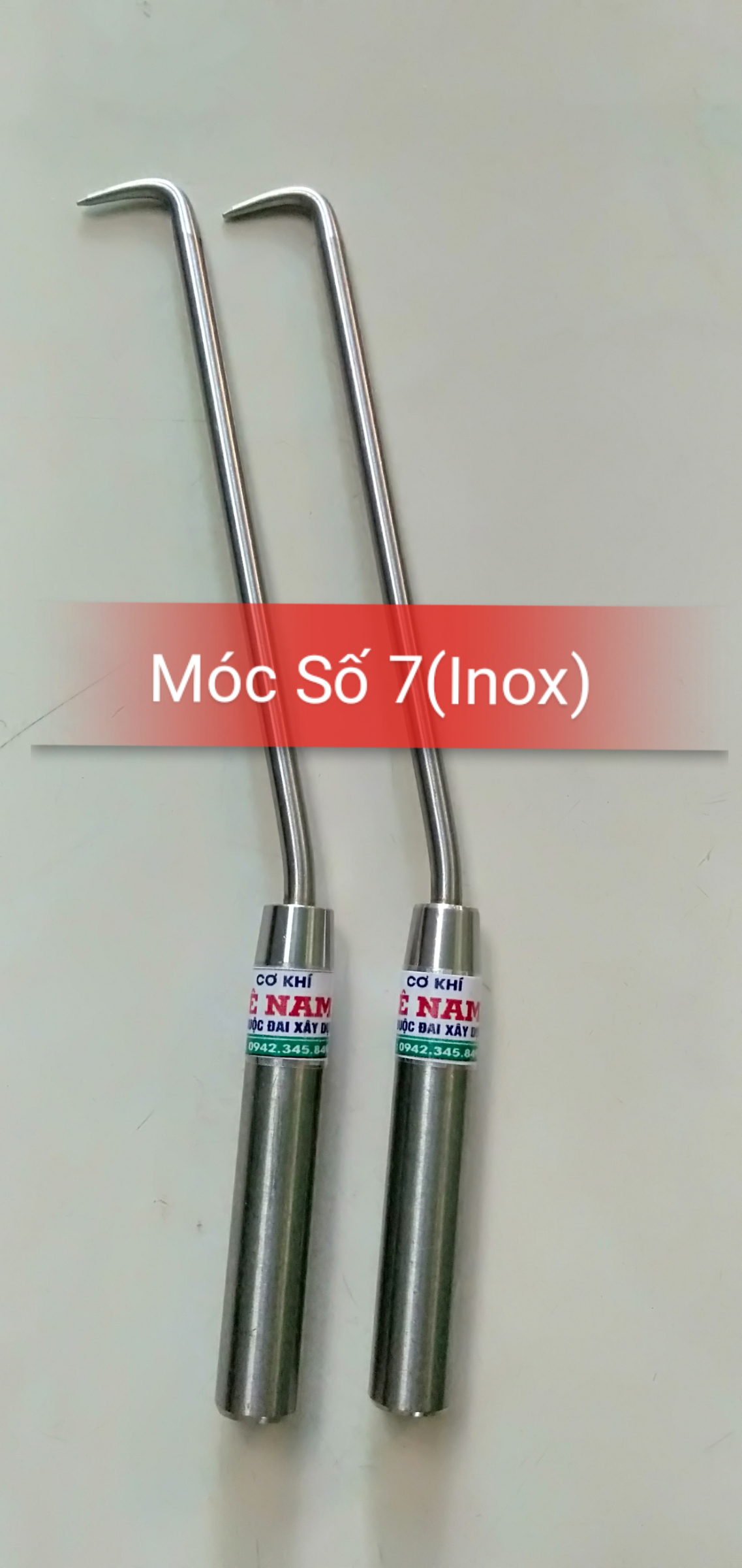 COMBO-2 MÓC BUỘC THÉP SỐ 7-Inox