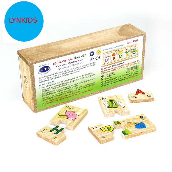 Bộ tìm chữ cái tiếng việt winwintoys 62312 - giúp bé nhận biết chữ cái cơ bản