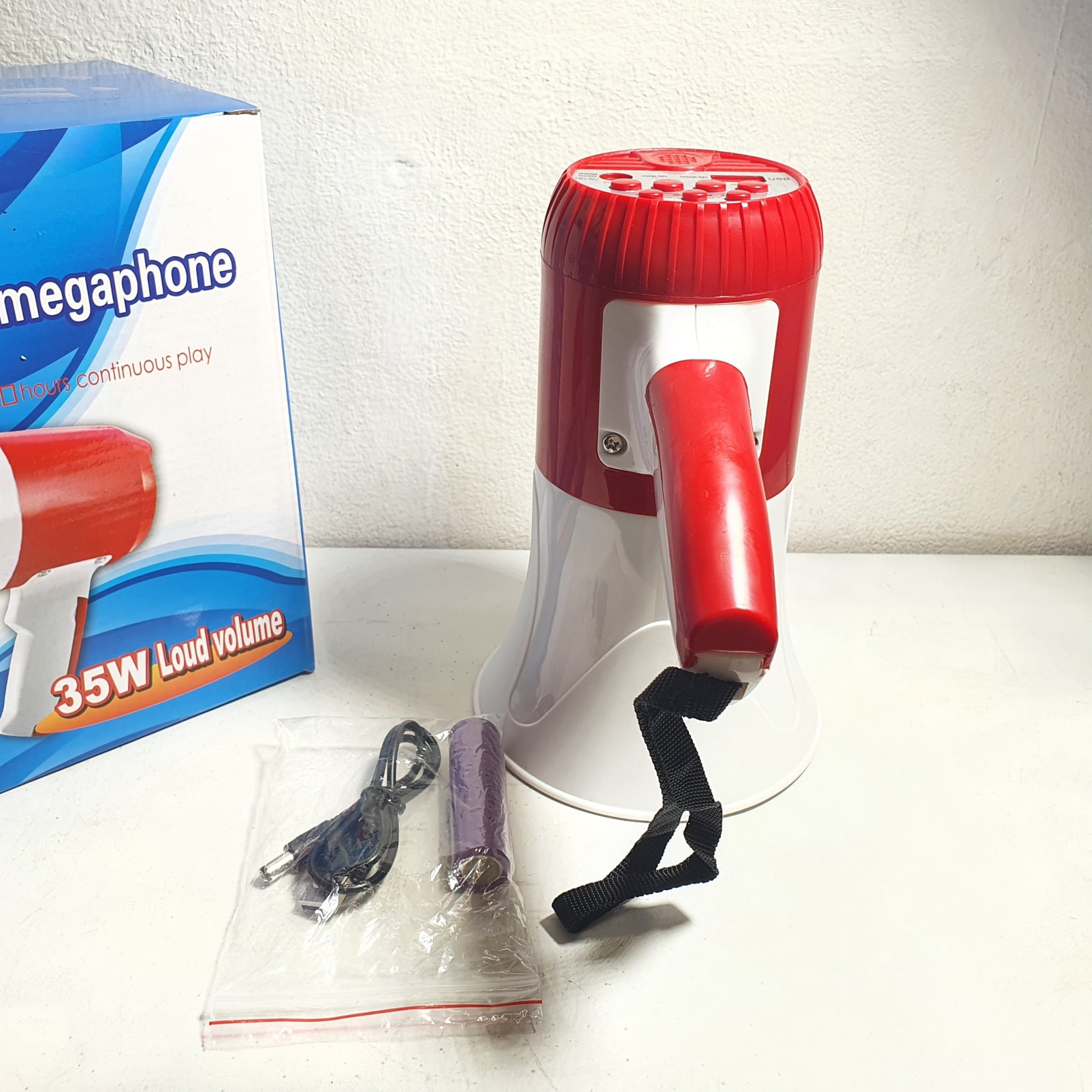 Loa ghi âm rao bán hàng rong, Loa phóng thanh cầm tay có USB/ Sạc điện, Loa bán hàng tự đọc quảng cáo giá sỉ