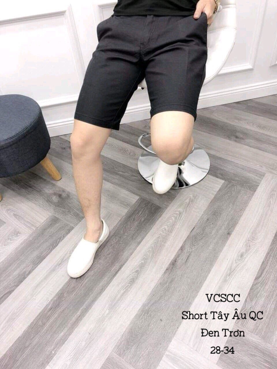 QUẦN SỌT TÂY ÂU NAM MÀU ĐEN TRƠN CO GIÃN CAO CẤP MURAD FASHION MS01